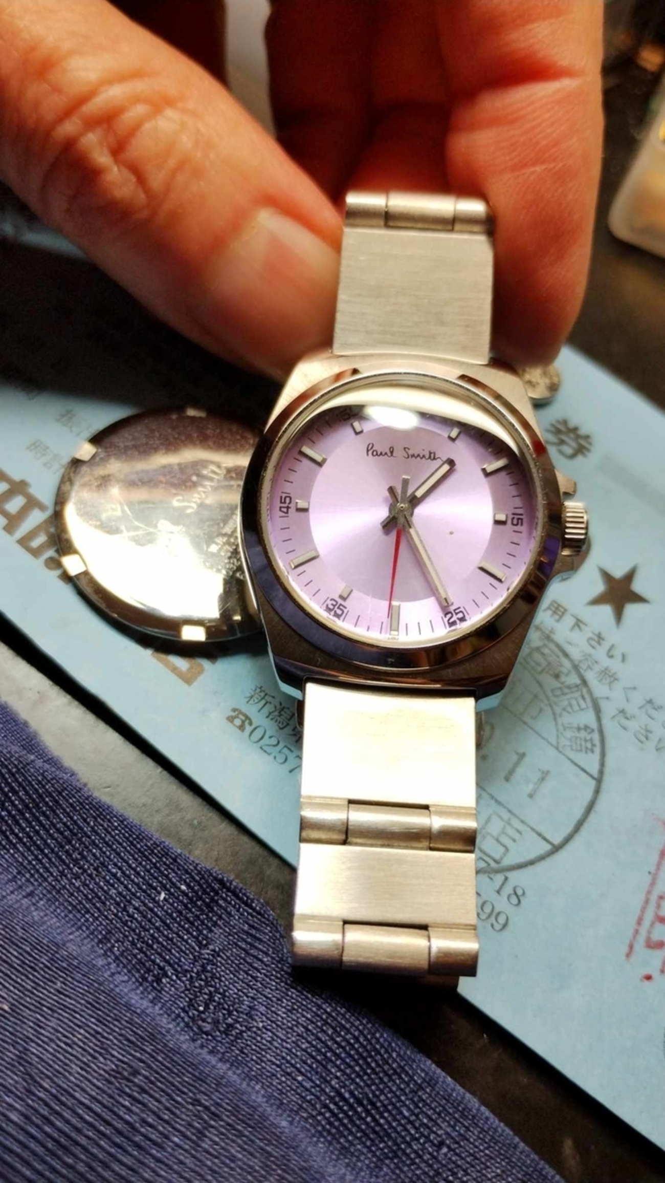 ポールスミス #PAUL SMITH #時計 #電池交換 #新潟県 #柏崎市 #岸本時計 