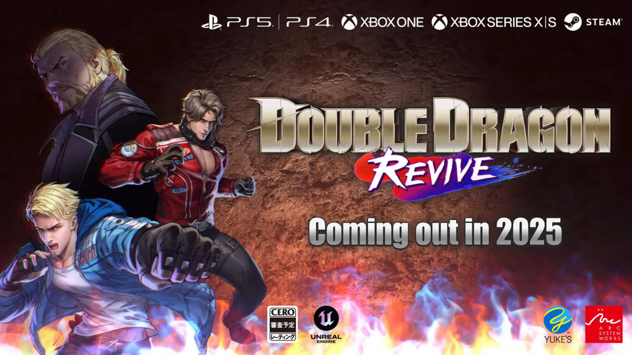 開発はユークス！シリーズの原点が3Dで蘇る！『ダブルドラゴン