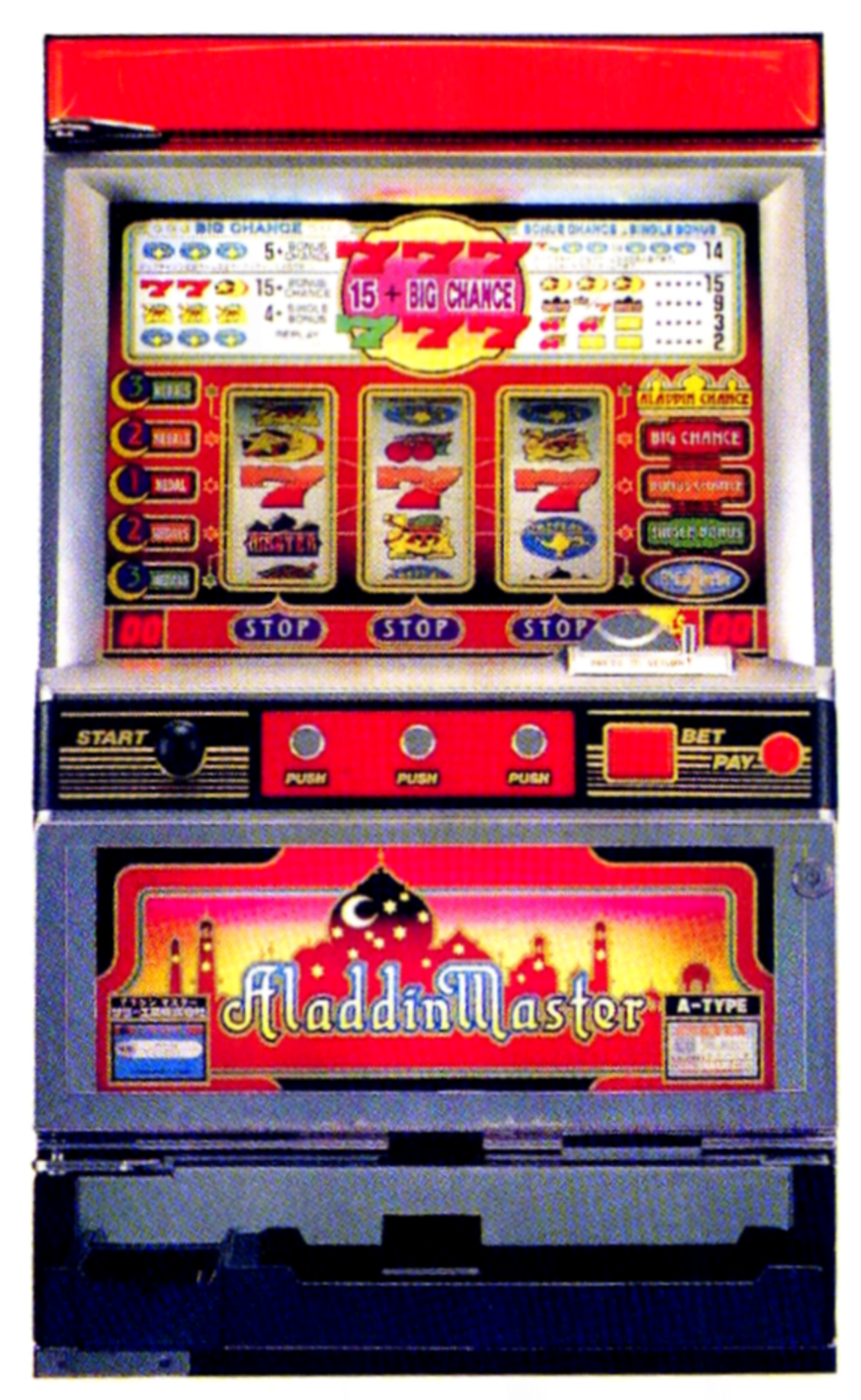 サミー工業「アラジンマスター」の筺体＆スペック＆情報 - pachinko