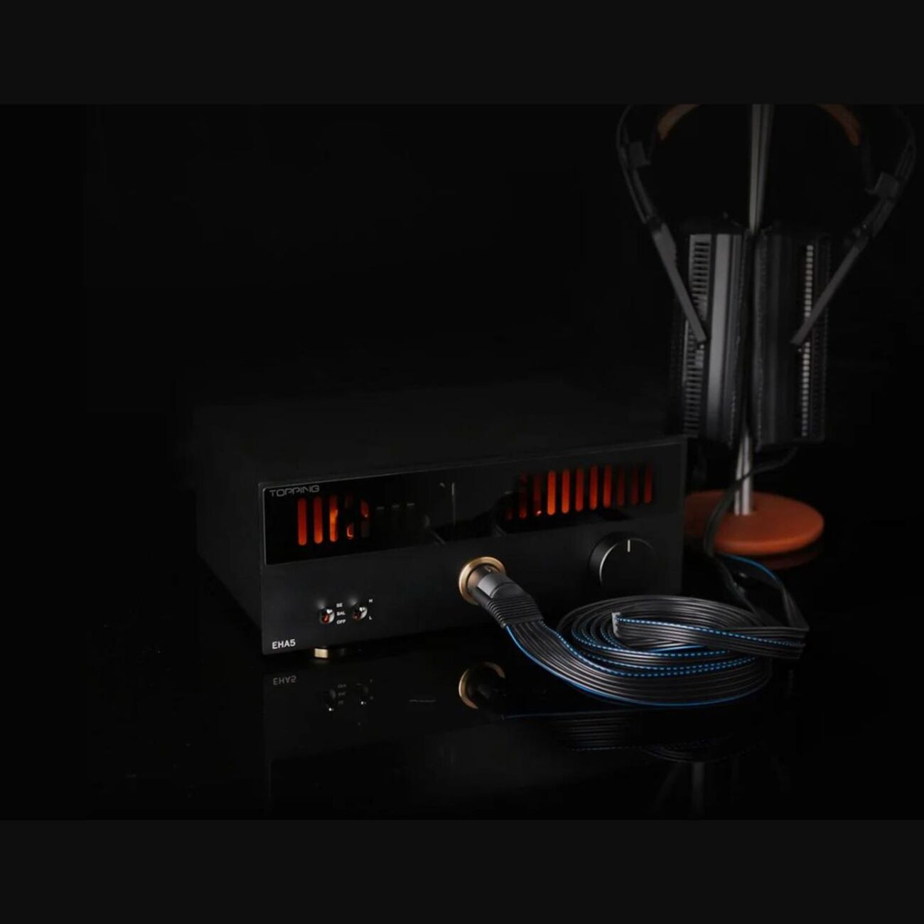 【HiFiGOニュース】Topping、ハイパワー静電型ヘッドホンアンプ「EHA5」を発売