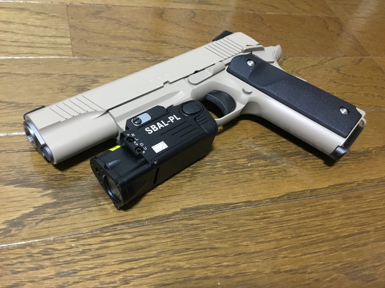 CQB向けM45を作りかけてる（フラッシュライト・LAM編
