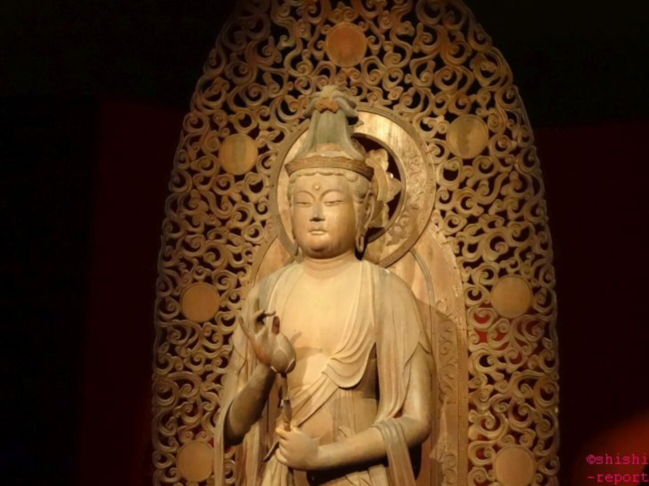 聖観音菩薩 仏像 （宮沢】御竜観音 観音菩薩 仏像立像 好 仏教美術 