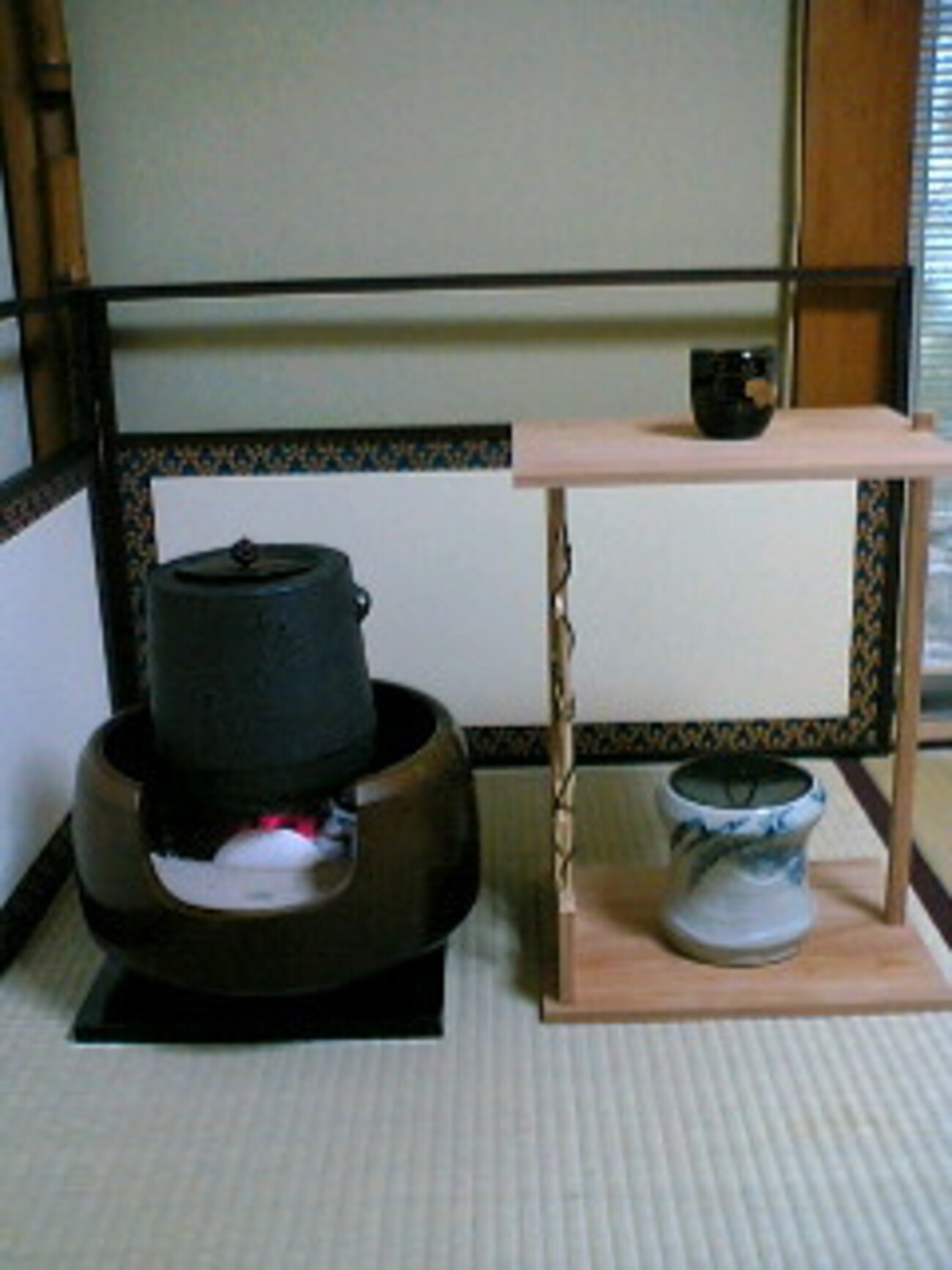 茶道具「溜精棚（りゅうせいだな）」 出し切り 