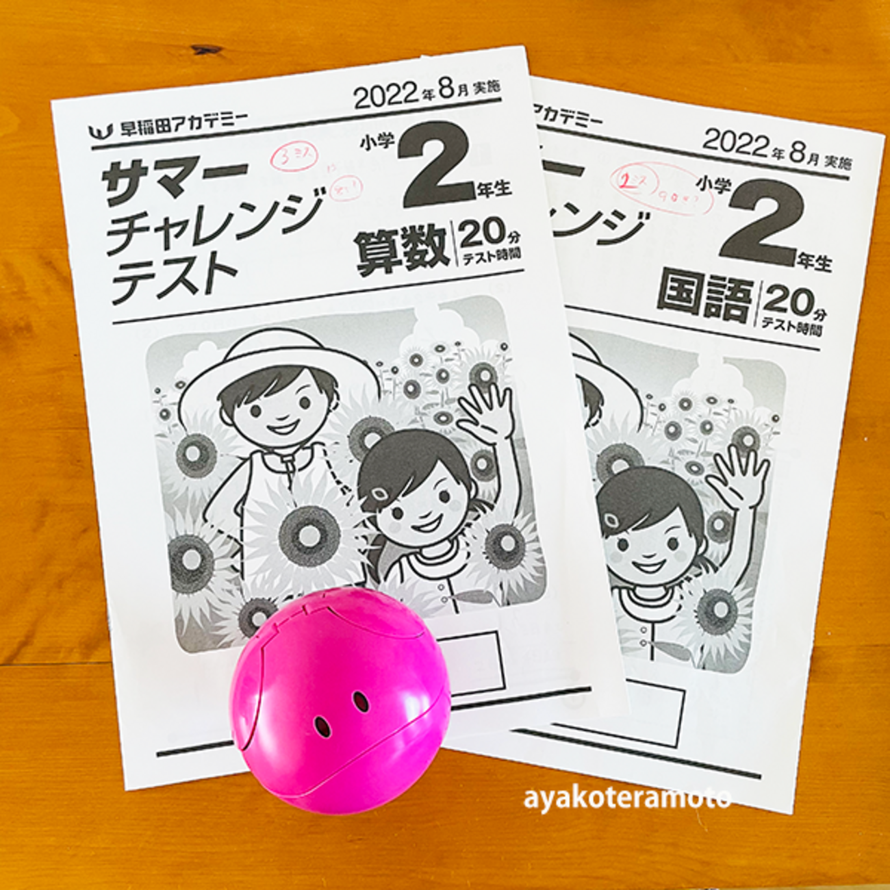 小2の塾なし家庭学習】サマーチャレンジテスト(2022年8月)の結果と 
