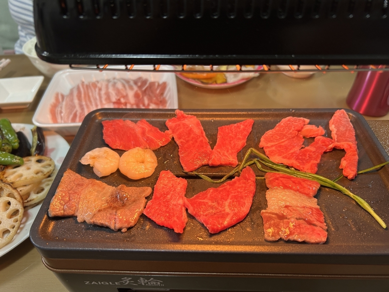 炙輪（あぶりん）をいただいたので焼肉をしました - サイの遊び場 