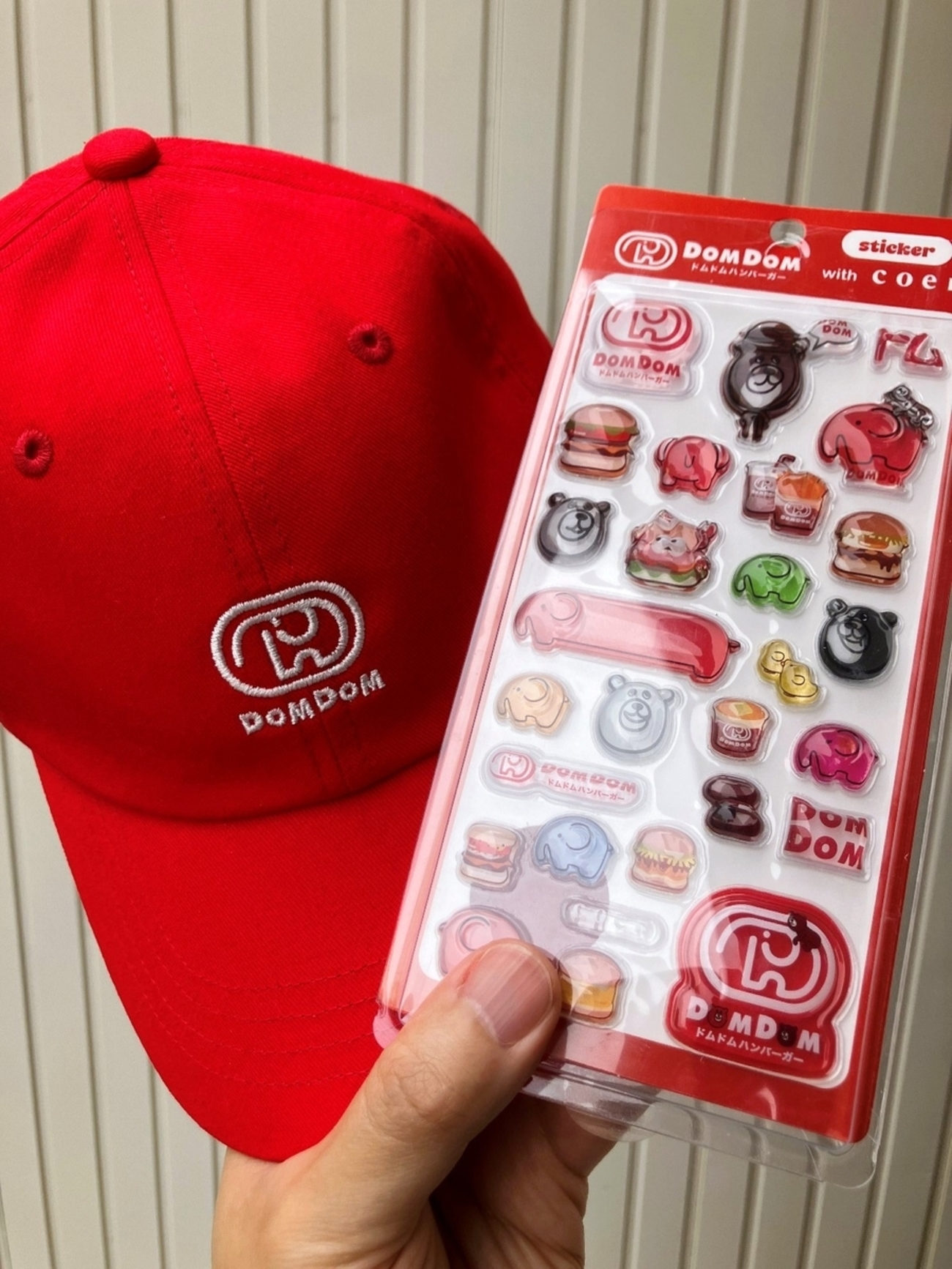 グッズ】ドムドム×coenコラボの立体ぷっくりシール買った！LINE絵文字 