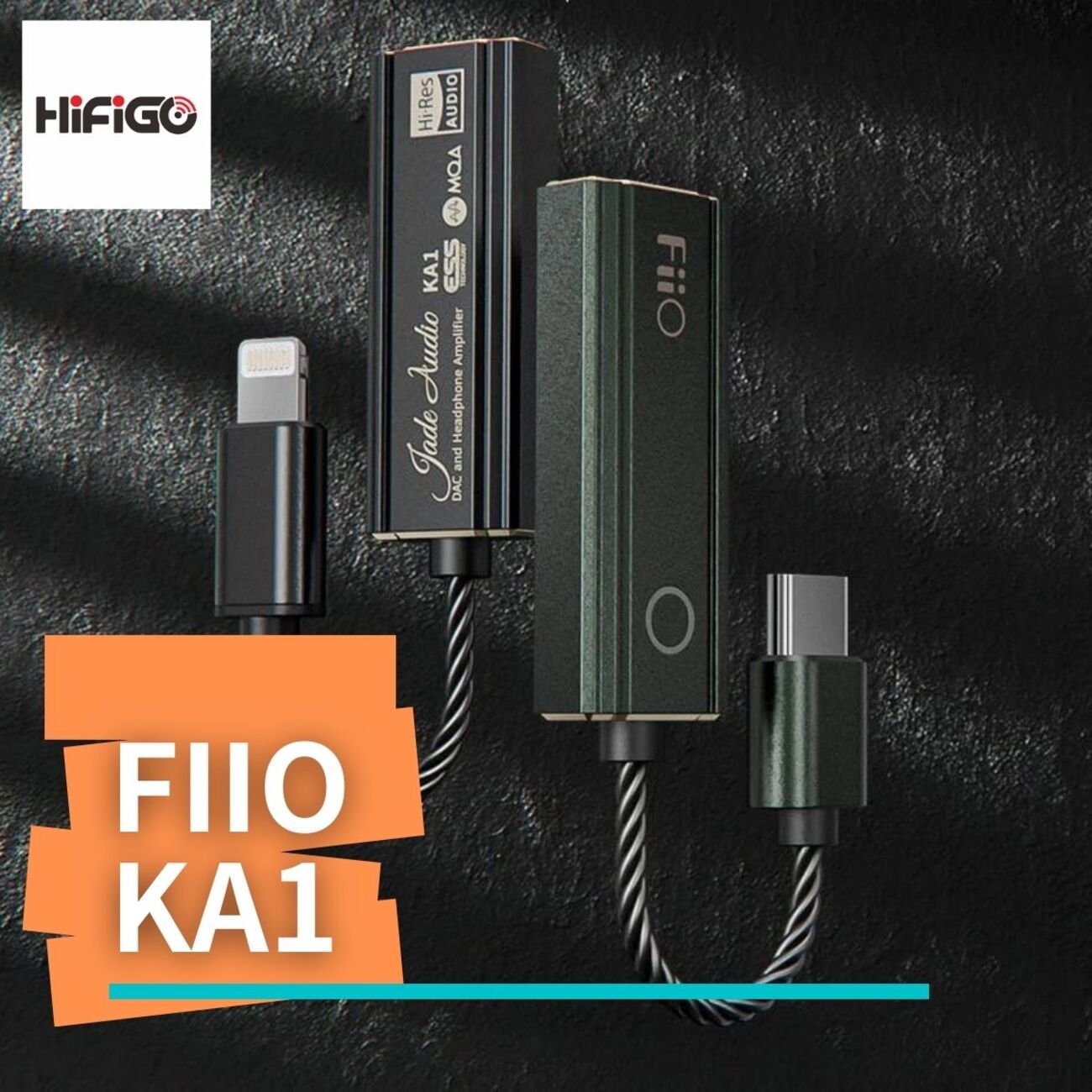 プレミアムDACチップES9281AC搭載USBポータブルDAC/AMP「FiiO KA1 