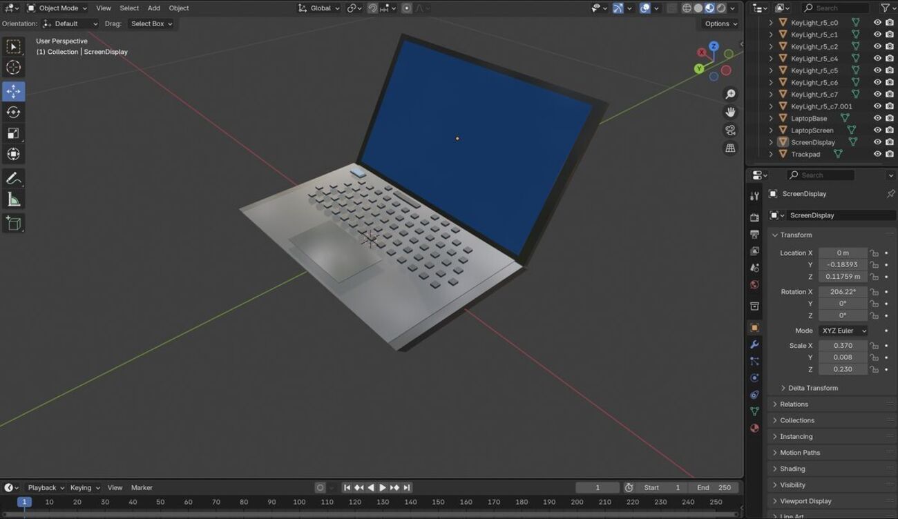 Computer Blender Components ClaudeとBlender MCP Serverを使ってノートPCのモデリングを試してみた - CrossRoad