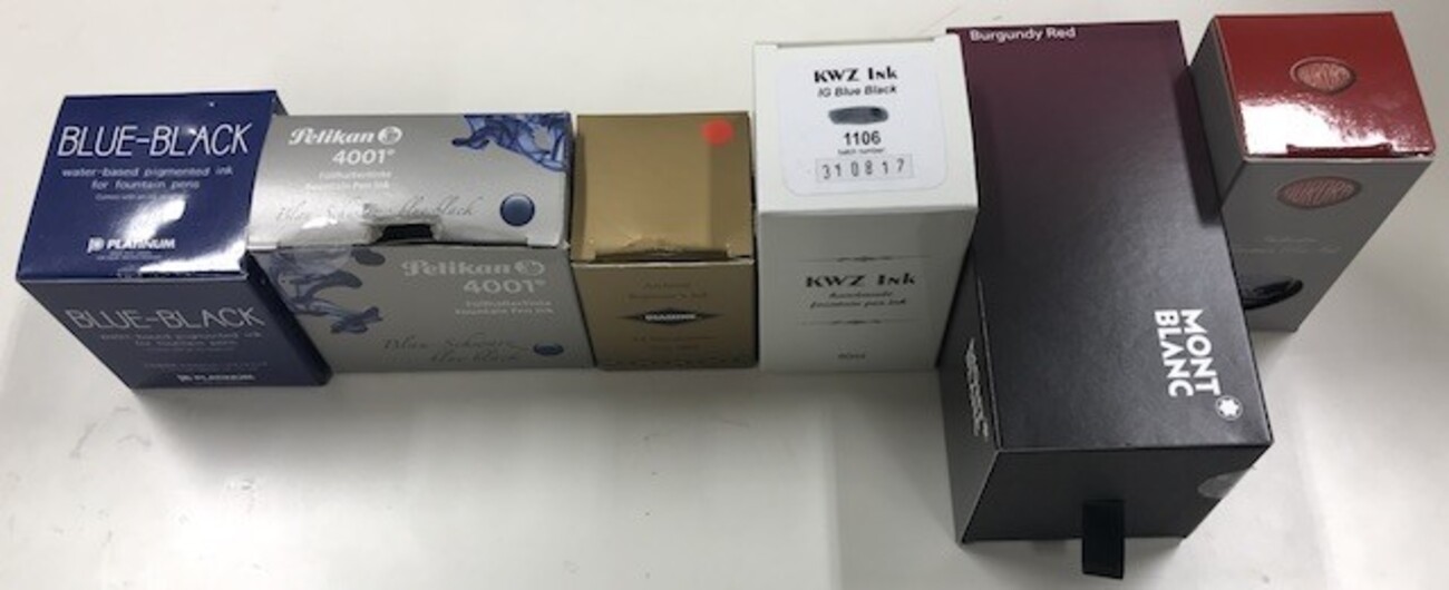 万年筆インクの宿題：バーガンディレッドはモンブランの言う通り古典