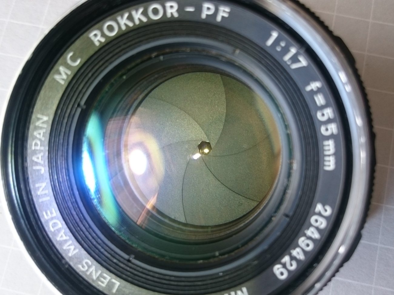 【修理&塗装済】Minolta SR-1 MC ROKKOR 55mm F1.7 Amazon | MINOLTA MC ROKKOR-PF 1:1.7 f=55mm 単焦点レンズ ミノルタSR