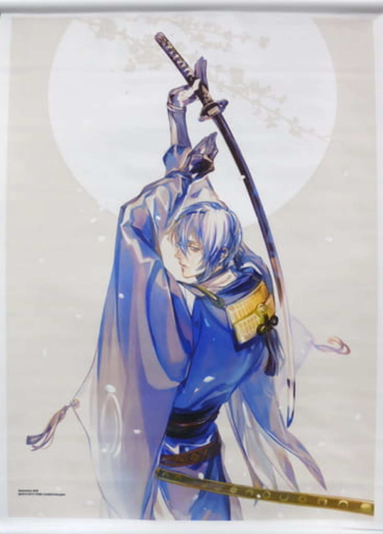 刀剣乱舞 六周年記念祝画 タペストリー 限定 三日月宗近 小狐丸 美品 刀剣乱舞 六周年記念祝画 タペストリー 限定 三日月宗近 小狐丸