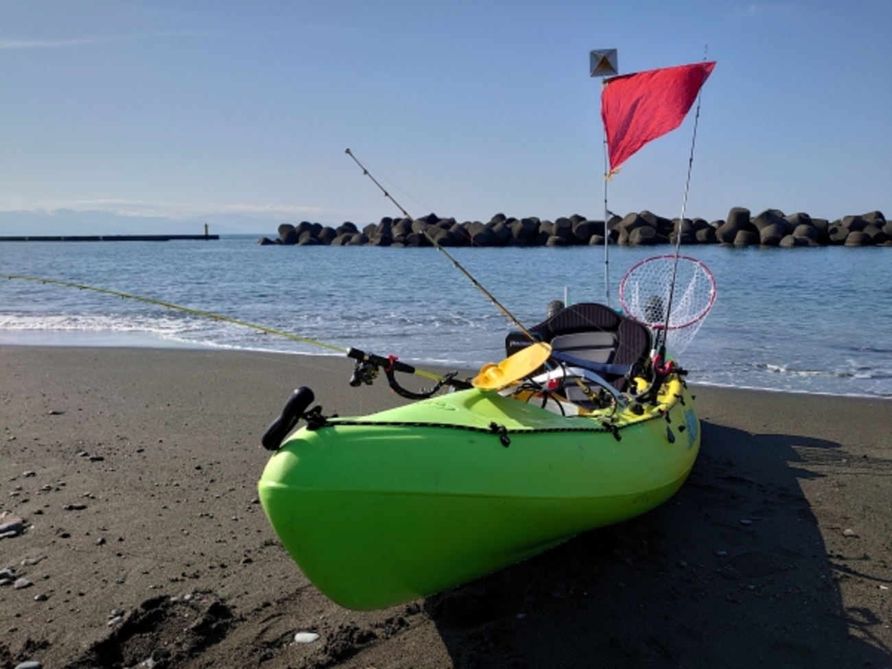 カヤックフィッシング ～蒲原海岸のキス - 海ときどき山、ところにより 