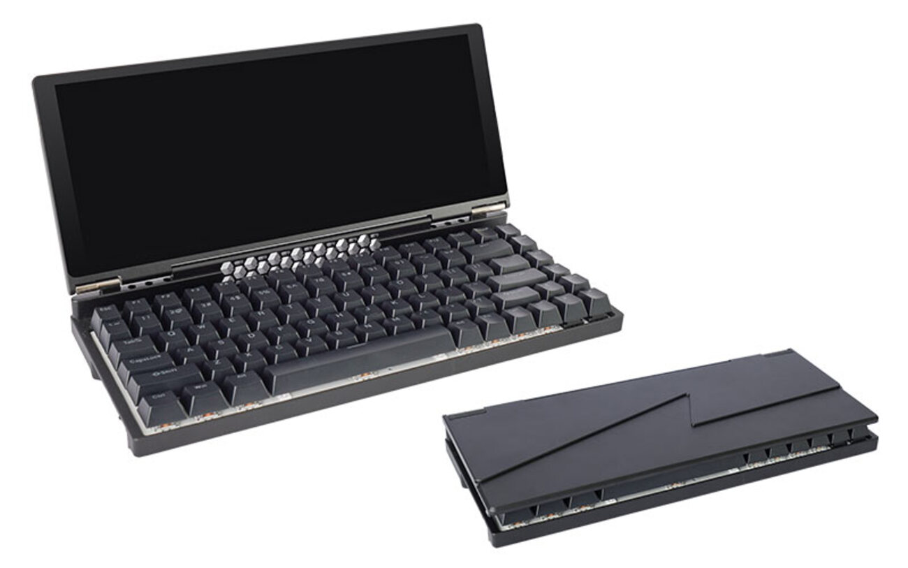 さと　モニターキーボードマウスなし　メモリー追加　143 省スペースでサブモニター導入】10インチモニター搭載メカニカル