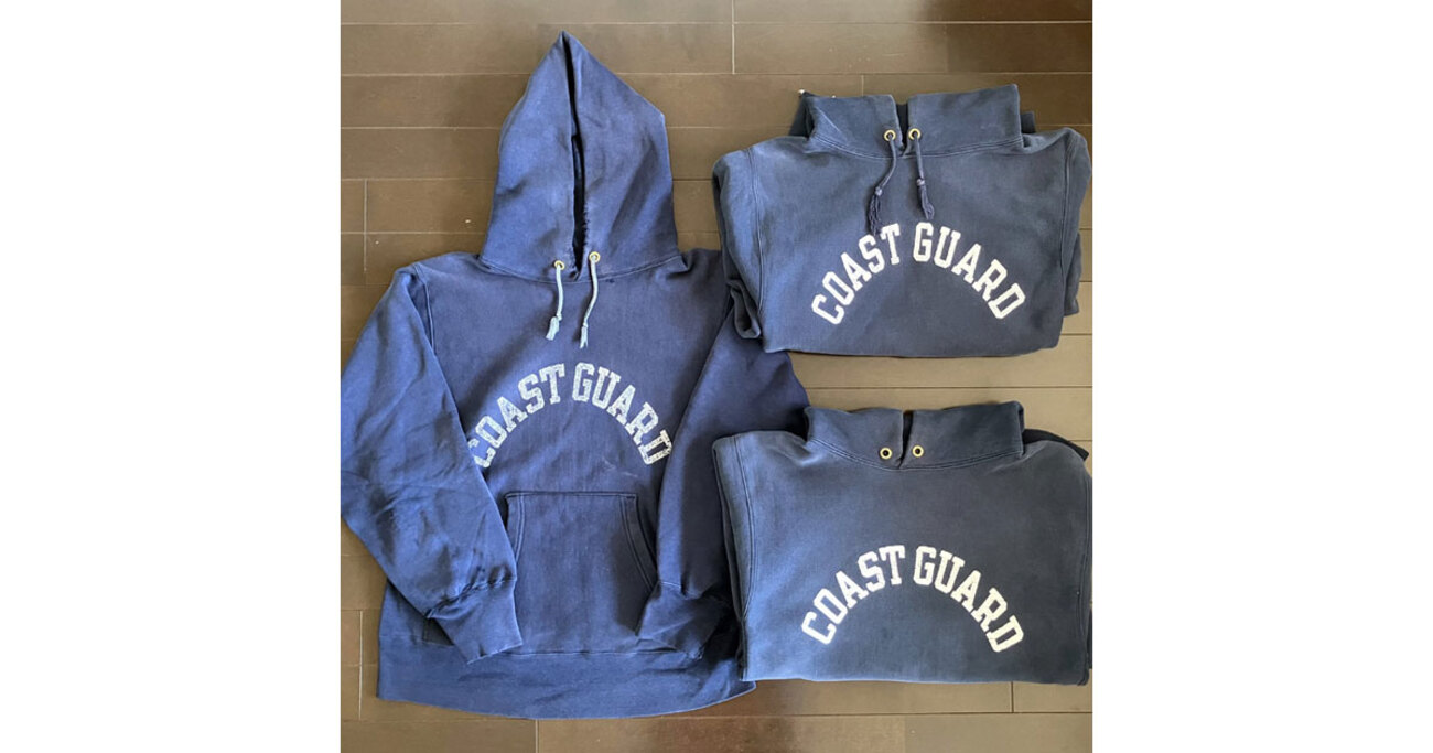 COAST GUARDのリバースウィーブ 80sと90sの比較 / フーディ