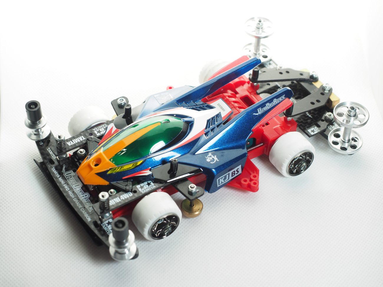 ミニ四駆作ってみた〜その356 「新マシン：片軸をやってみる その10 