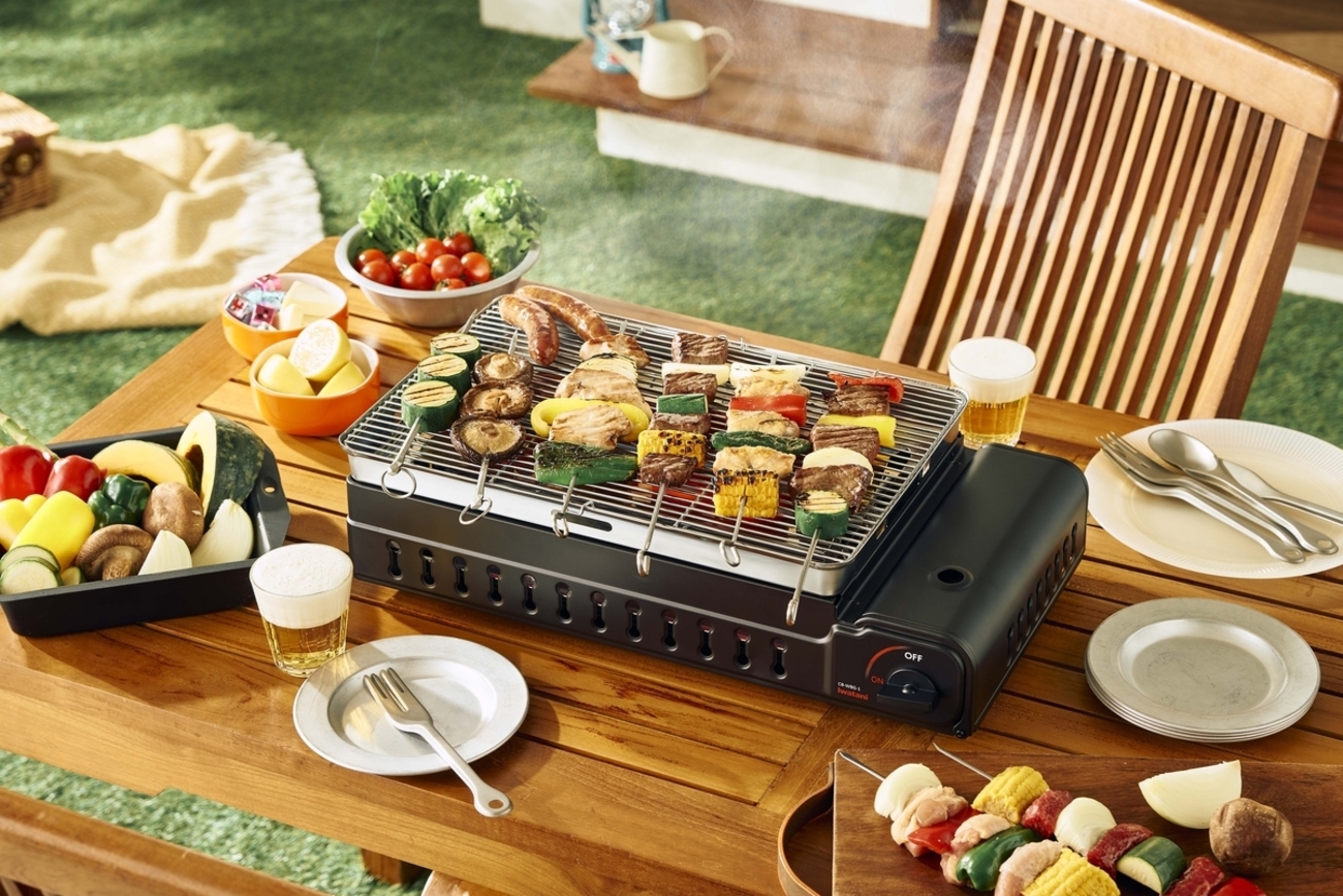 バーベキュー・調理用品 yamatoumi55 イワタニ ワイドBBQグリル(CB-WBG-1)を徹底解説！炙りや2倍の面積で大