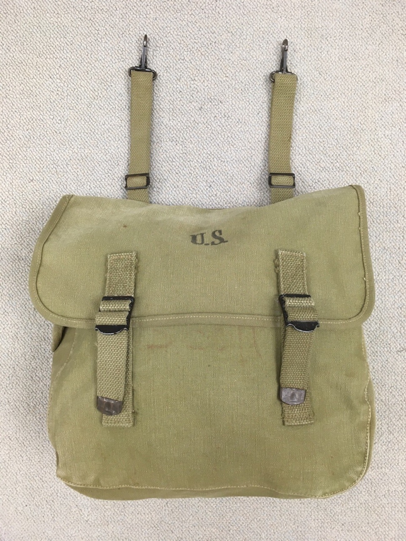 グレゴリー・ペックも使用！【アメリカ軍装備品】ミュゼットバッグ 