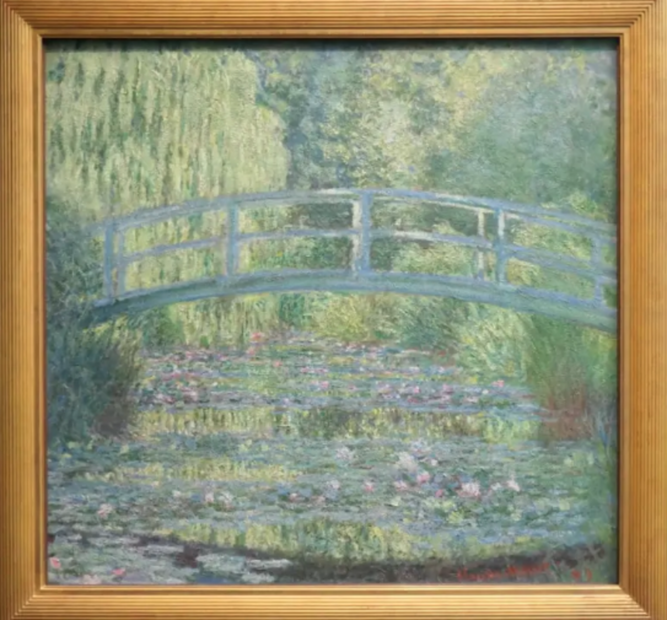 クロード・モネ《睡蓮の池、緑のハーモニー》〜誰も渡らない橋に、人の