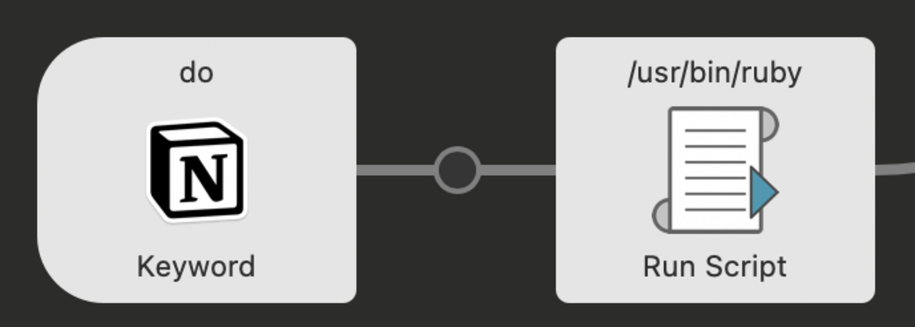 Alfred Workflows の Run Script action: hkob の雑記録 (78)