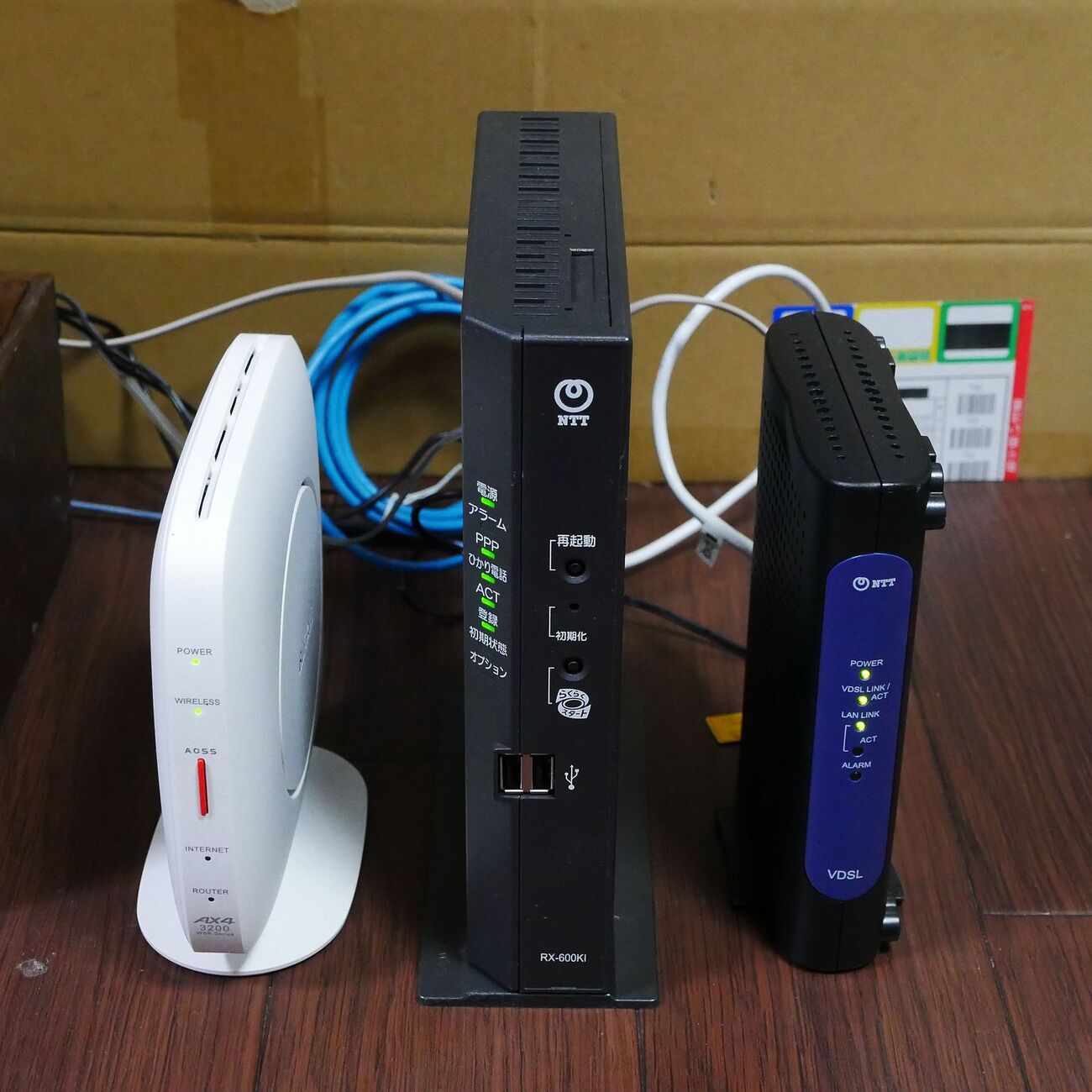 おうちネットワークを一新した【WSR-3200AX4S、RX-600KI、VH-100「4」E 