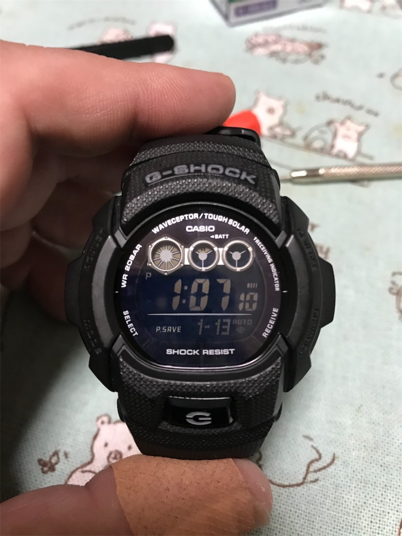 G-SHOCK GW-002BJ-1JFの電池交換。 - カメラ屋元公式中の人 アオキのブログ