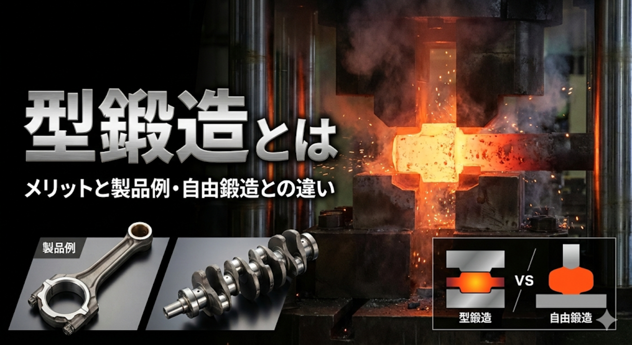 型鍛造とは|メリットと製品例・自由鍛造との違い - Instant Engineering