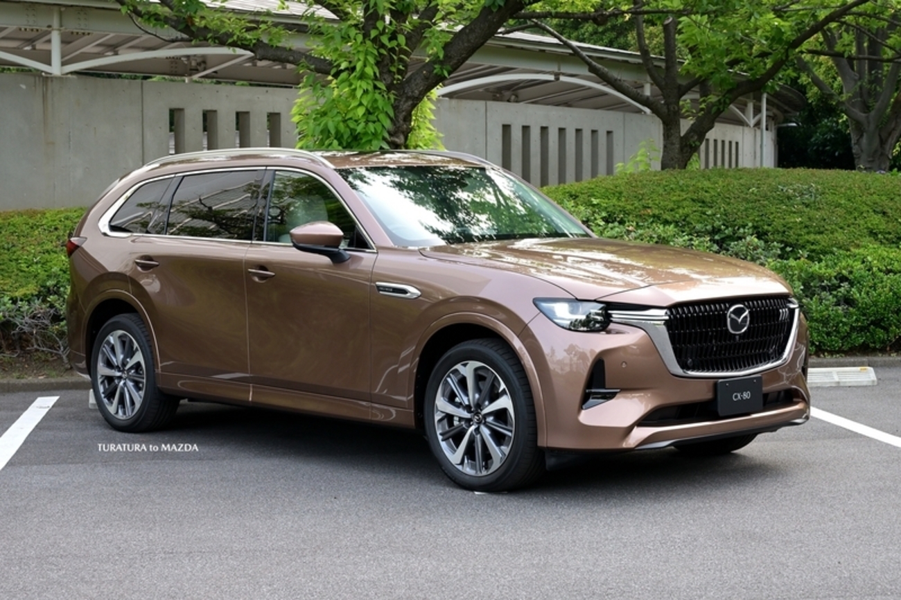 国内のマツダ販売店が「CX-80」の1/43スケールモデルカー発売予定と 