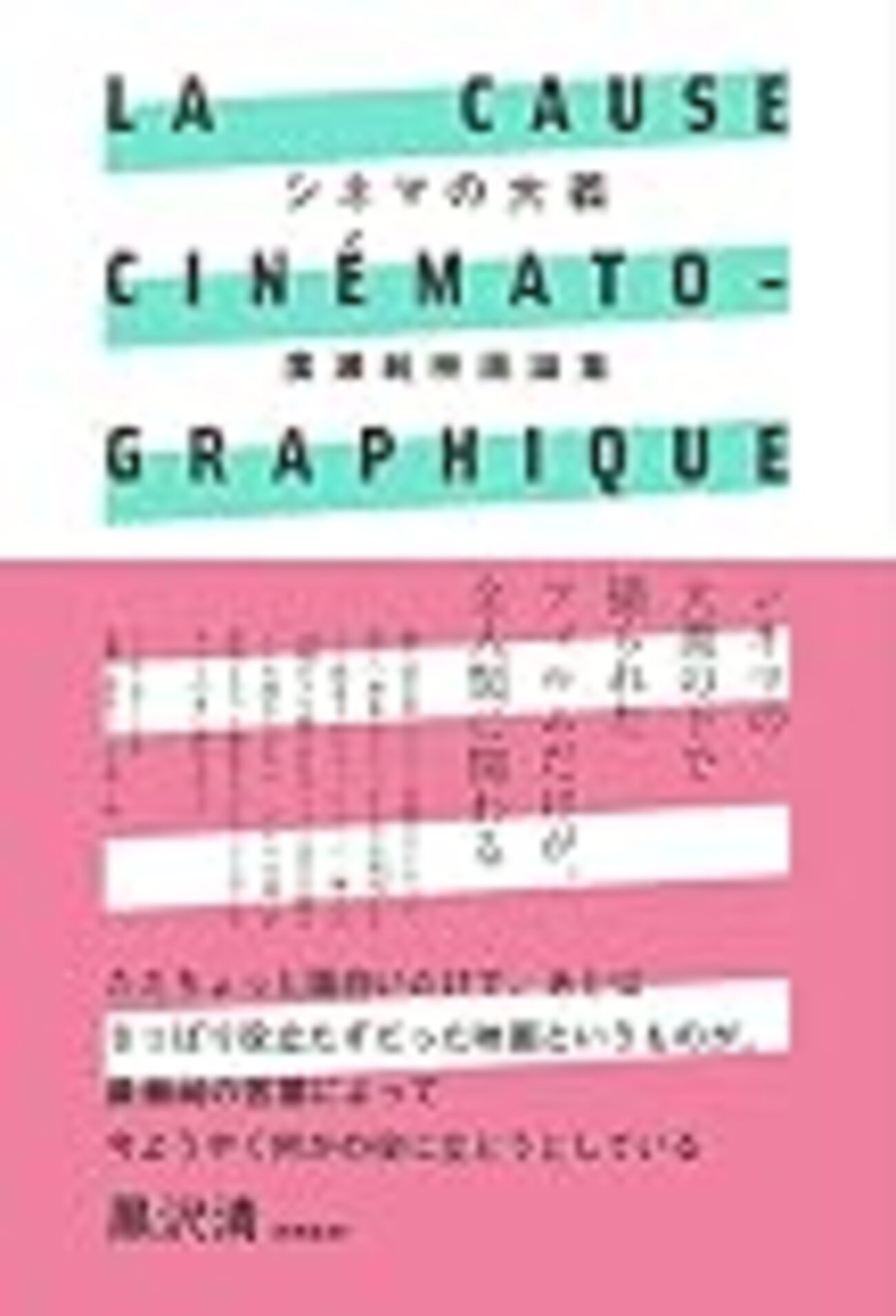 廣瀬純著『シネマの大義−廣瀬純映画論集』(2017) - 肉離れ
