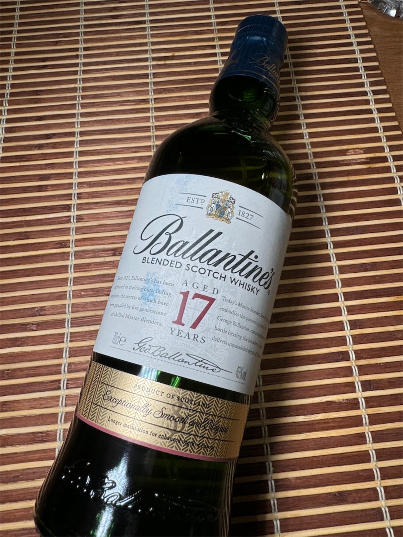 バランタイン17年。 - カメラ屋元公式中の人 アオキのブログ