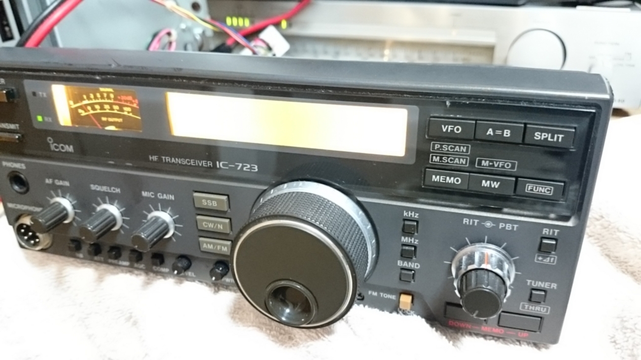 IC-723修理 - 電気と電子と電波の日記
