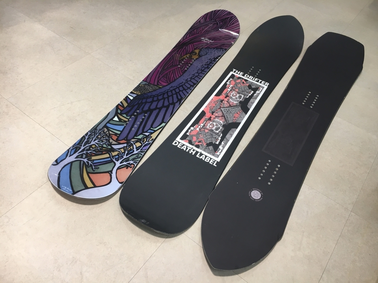22-23 DEATH LABEL（デス・レーベル）サンプルボードの展示のお知らせ 