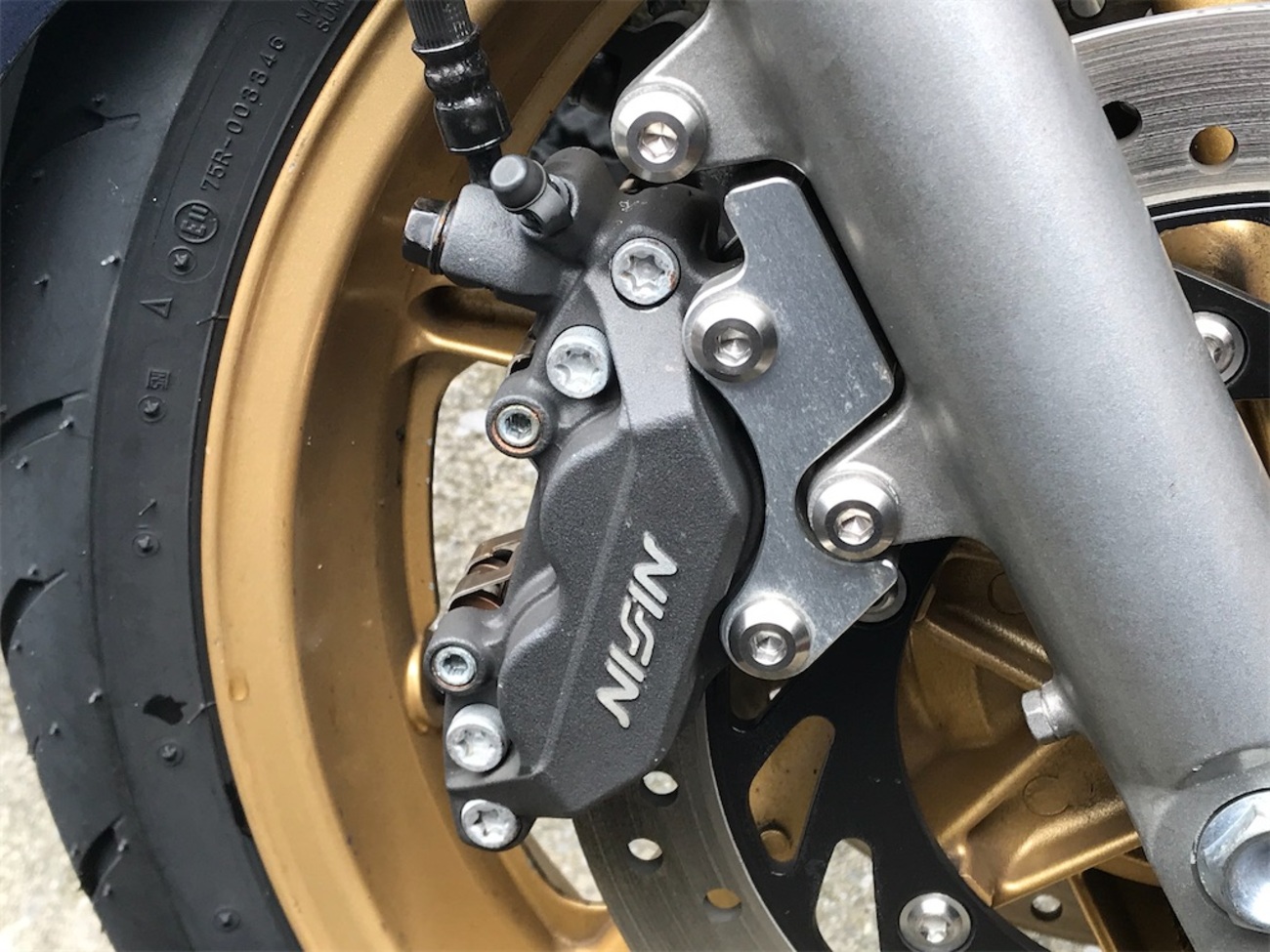 1971年 CB750FOUR CB750K1 フロントブレーキキャリパー（レストア 