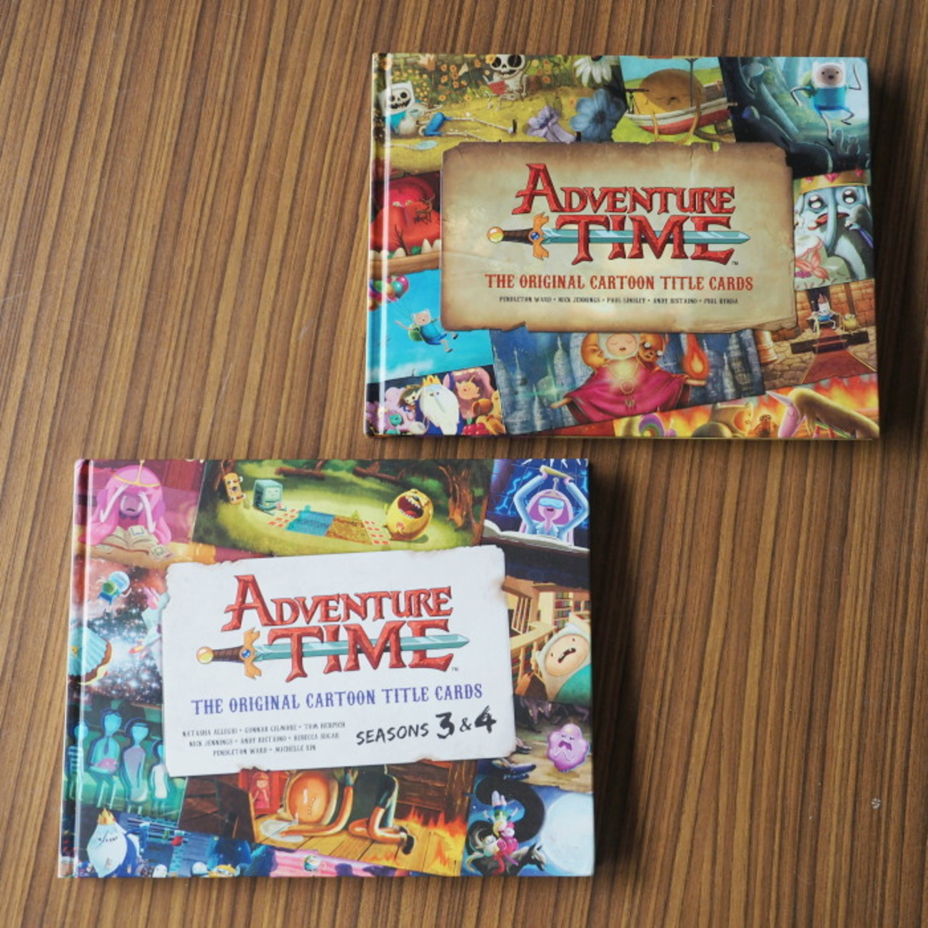 見て楽しい、読んでも楽しい、タイトルカード画集「Adventure Time 