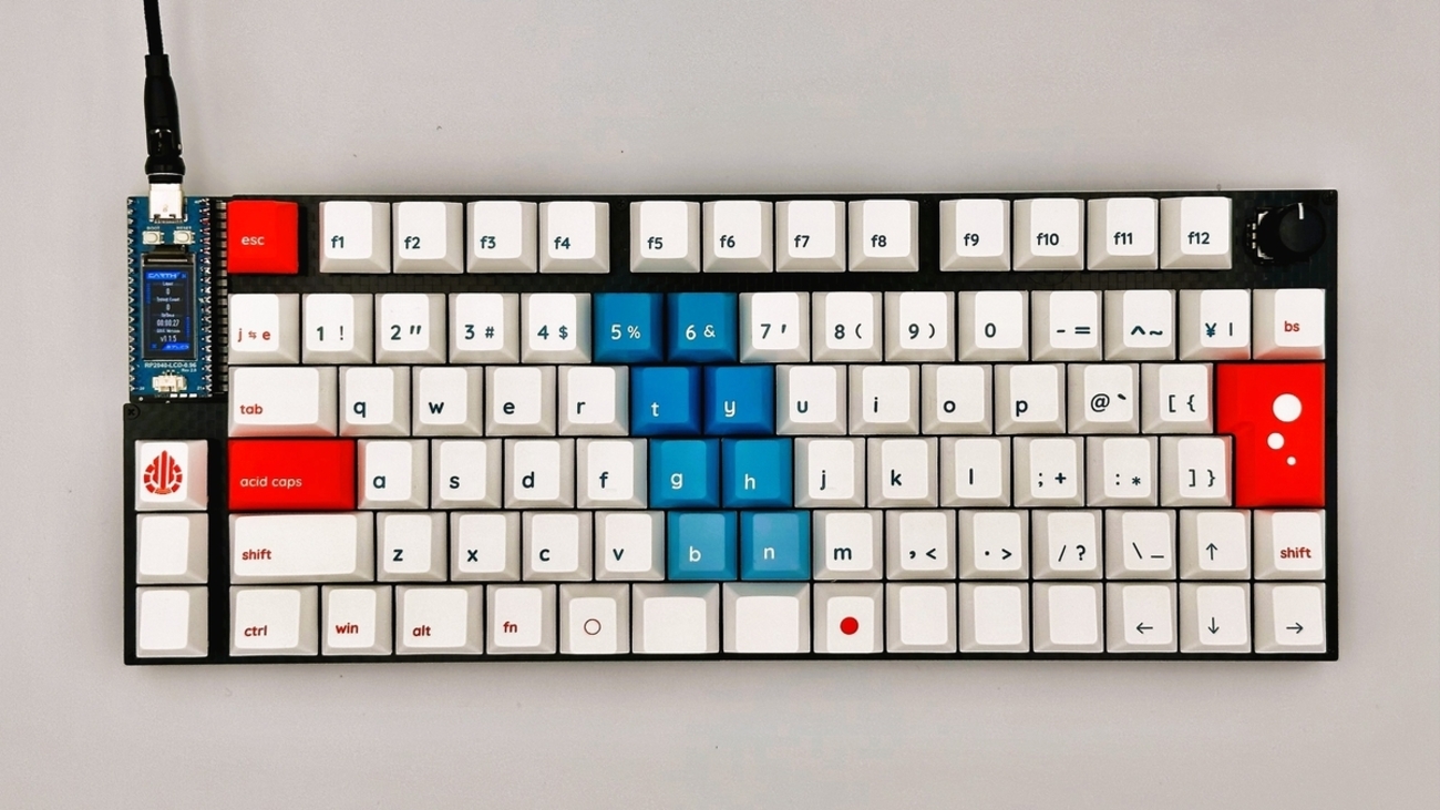自作キーボード Aella 未使用 2024年の私の自作キーボードの楽しみ振り返り - @74thの制作ログ