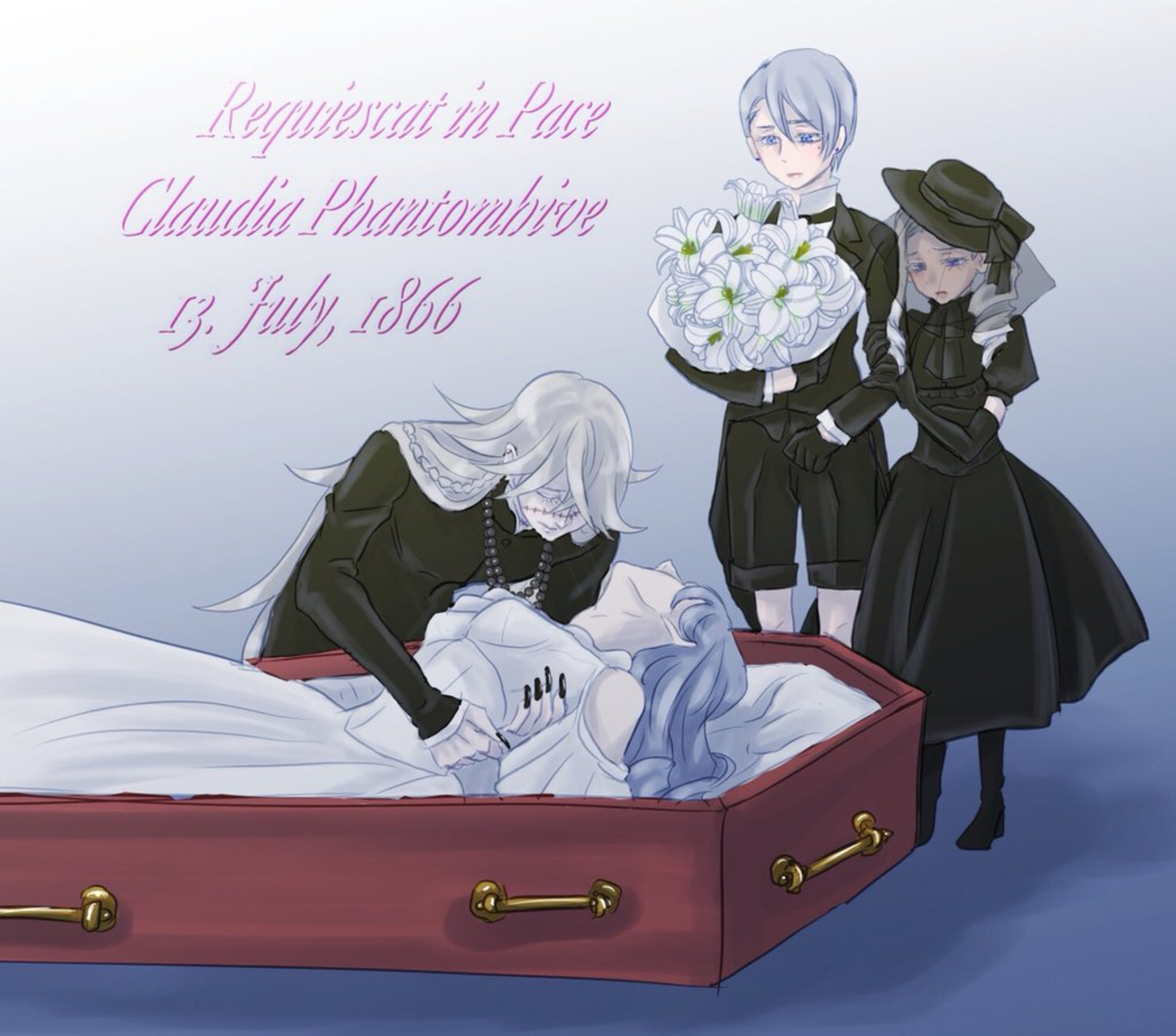 没】7月13日はクローディア・ファントムハイブの命日 - 黒執事考察ブログ