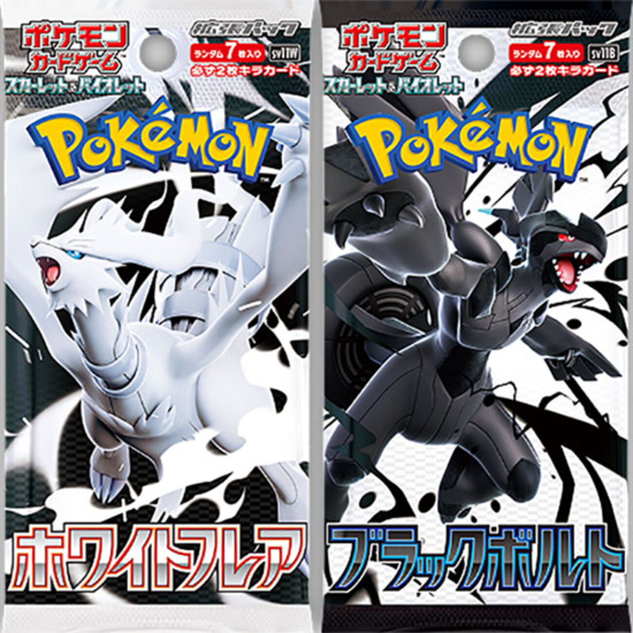 発売開始 ポケモンカード ブラックボルト ホワイトフレア各2BOX新品未 