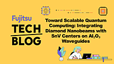 Toward Scalable Quantum Computing: Integrating Diamond Nanobeams with SnV Centers on Al₂O₃ Waveguides