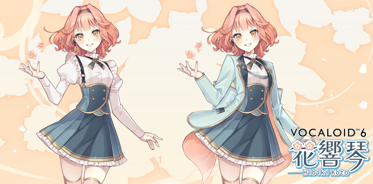 VOCALOID6専用ボイスバンクにバーチャルアイドル 花響 琴が登場