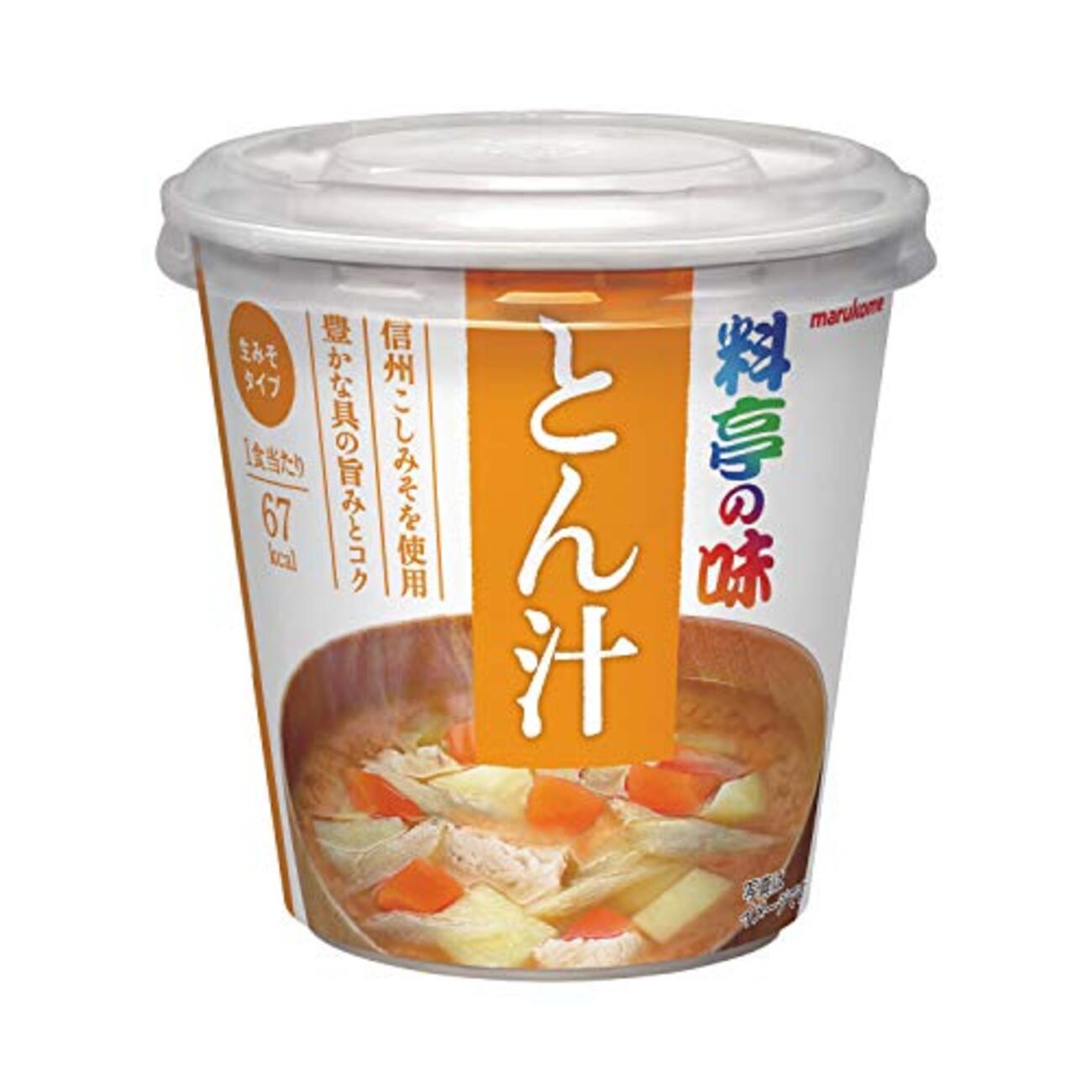 【🈹 1個あたり78円(おトク便)⇒¥468 税込】マルコメ 料亭の味 とん汁 即席味噌汁 1食×6個 - ヒルコ・ミネルヴァの特価ブログ