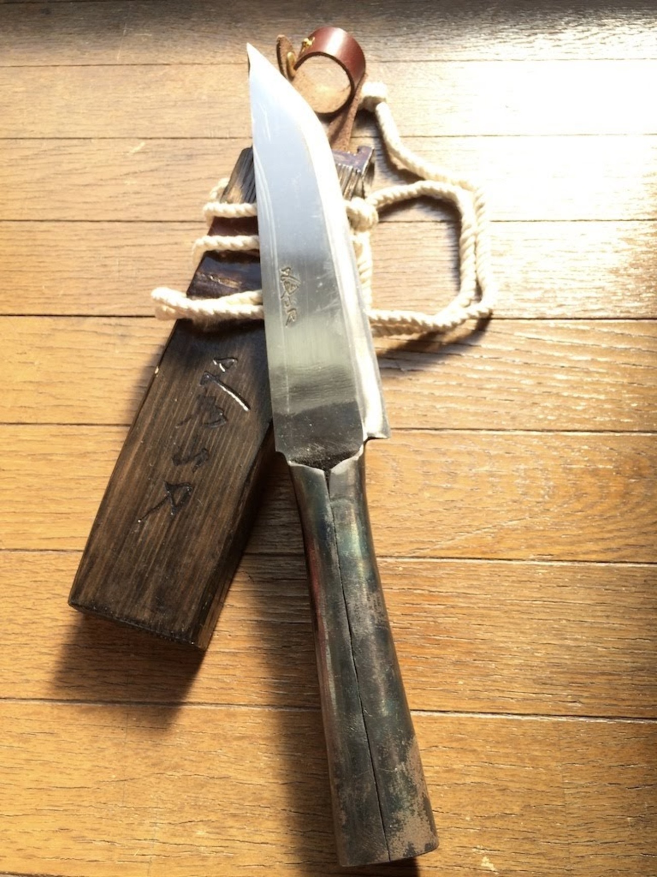 又鬼山刀（マタギナガサ）」7寸のサイズ、重さ、長さ、刃渡りなどの 