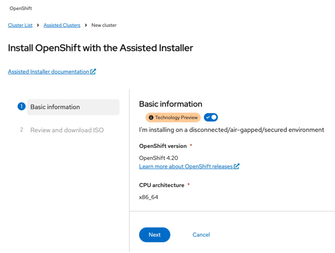 閉域環境への新しい OpenShift Virtualization のインストール方法を