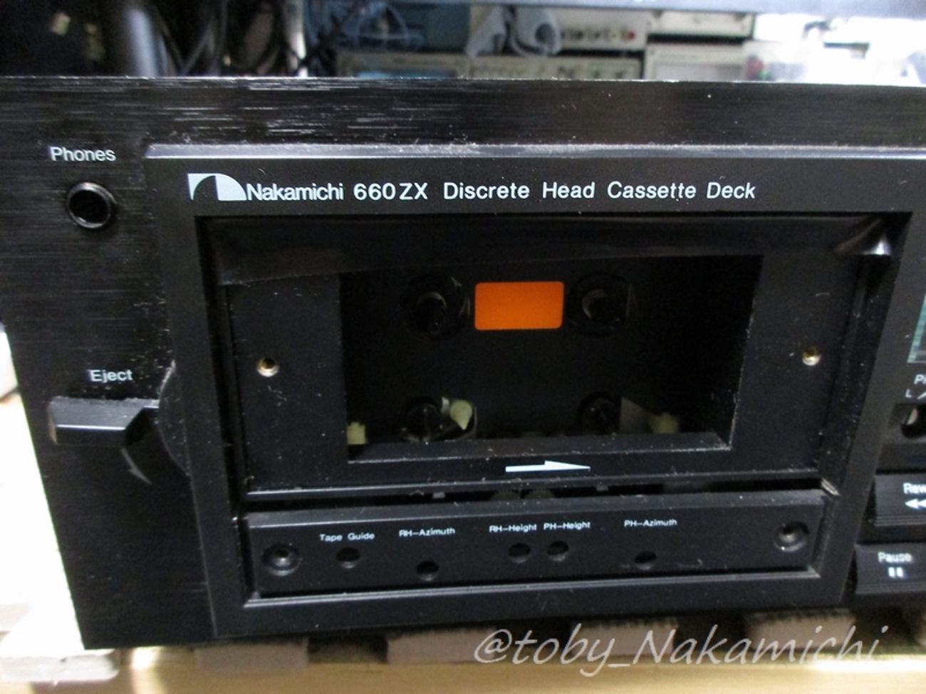 本日の作業(2022/05/04、ナカミチ680ZX) - toby_Nakamichi