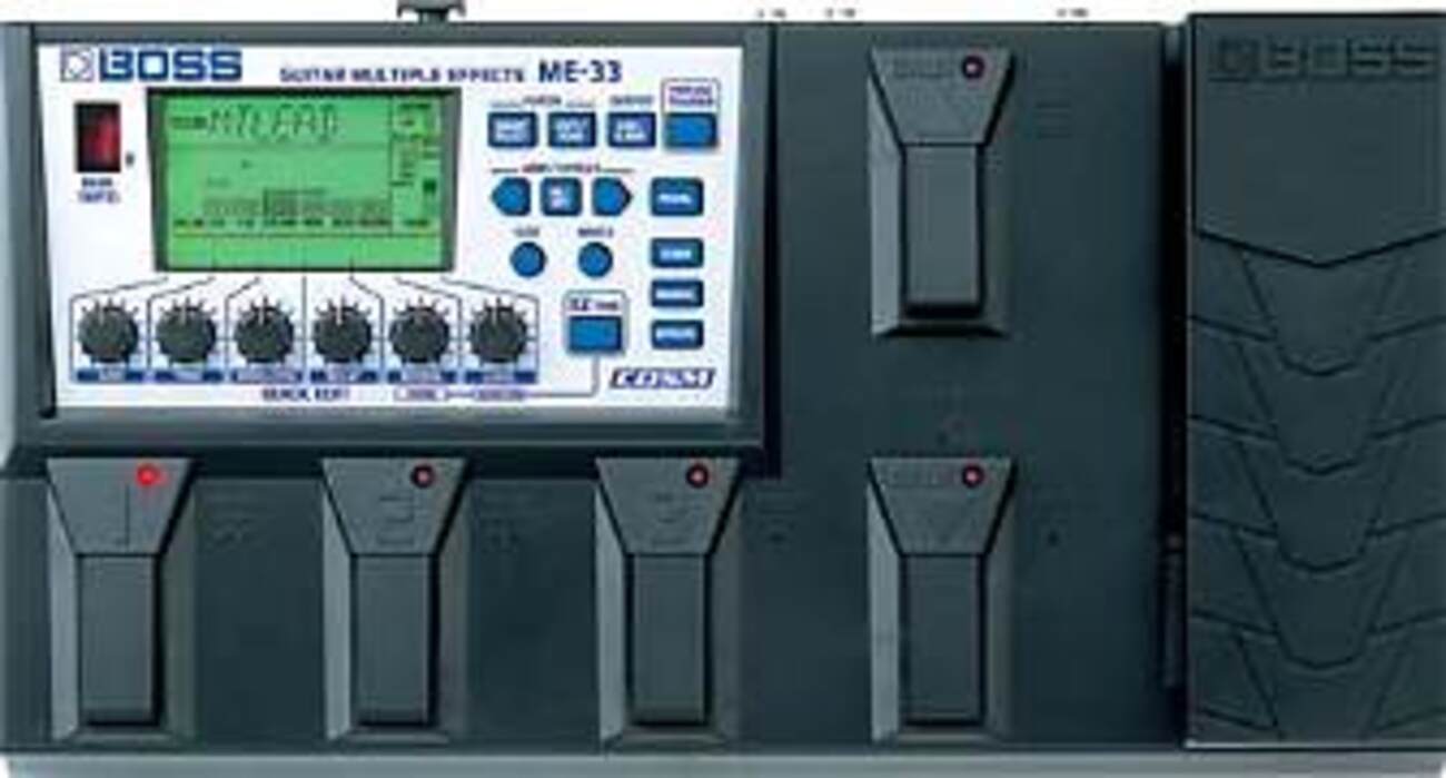 BOSS ME-33 マルチエフェクターレビュー - ギタブロー