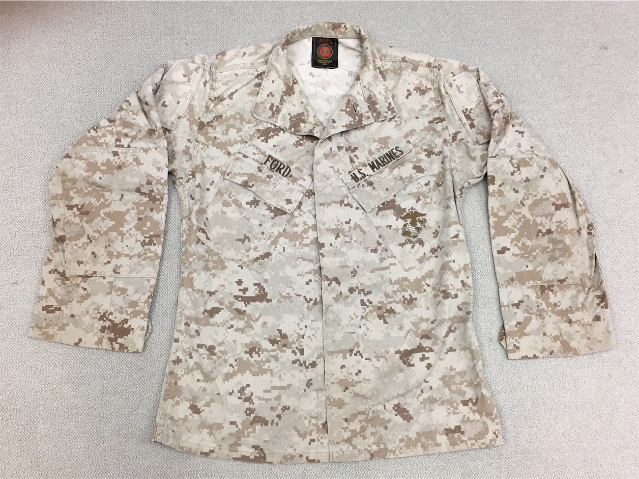 砂漠用デジタル迷彩です！【アメリカの軍服】海兵隊砂漠用迷彩 