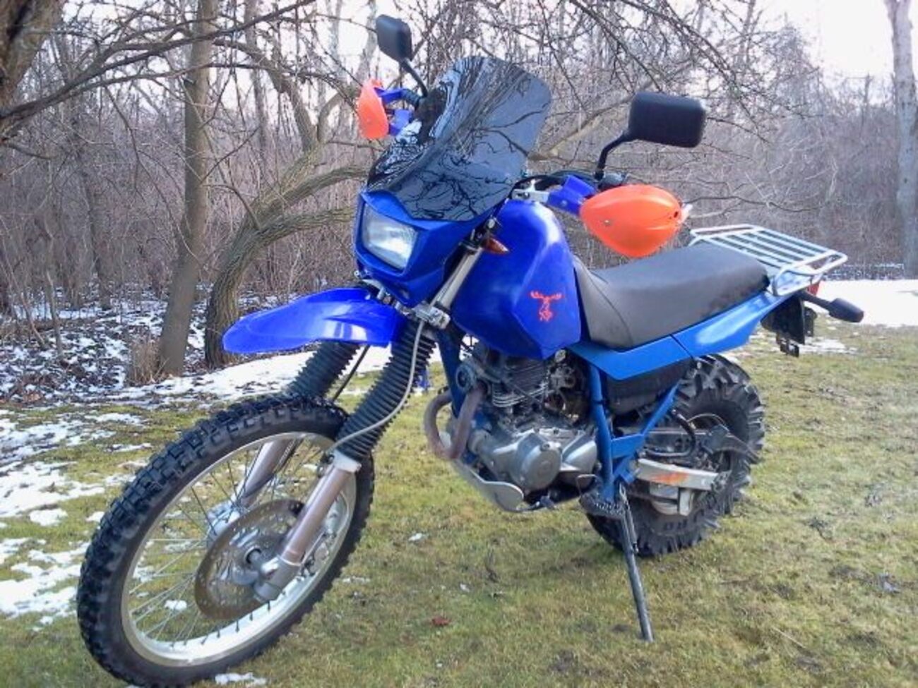 なんだこれ？なTW200 DR650のフォーク移植 - TW225で日本一周