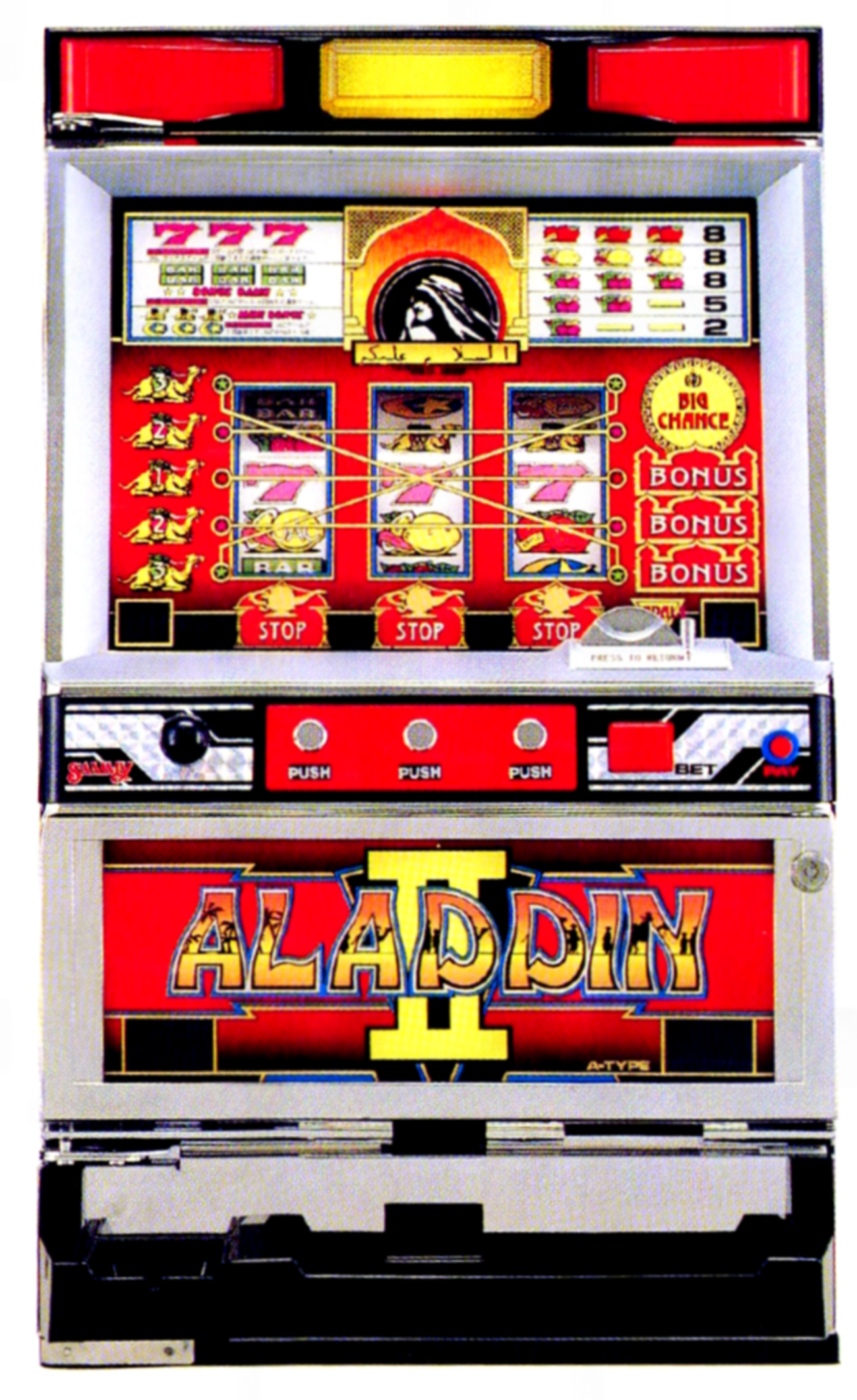 サミー工業「アラジンⅡ」の筺体＆スペック＆情報 - pachinko