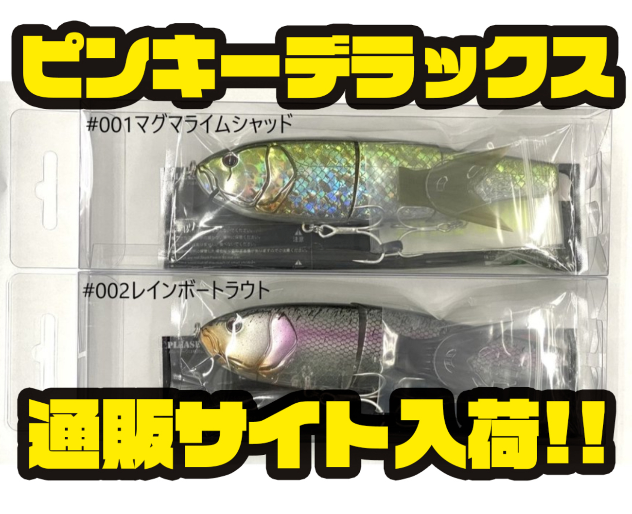 ドリームエクスプレスルアーズ】リップ脱着式のビッグベイト