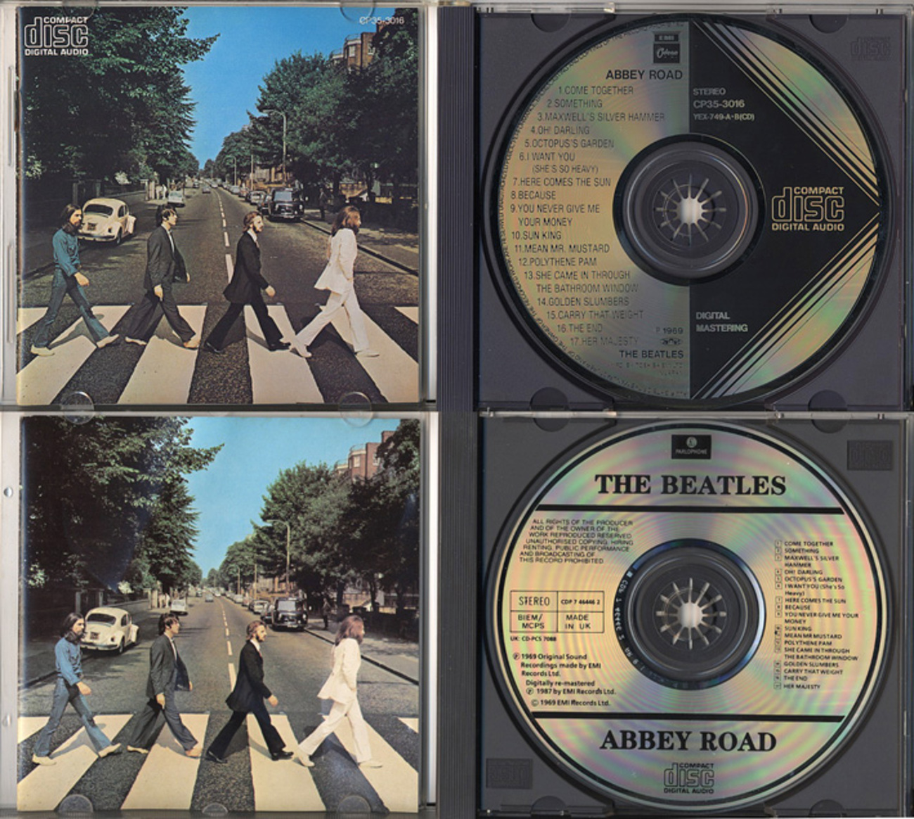 Beatles：Abbey Road 回収日本盤CD v.s. 英国盤CD 聞き比べてみた 