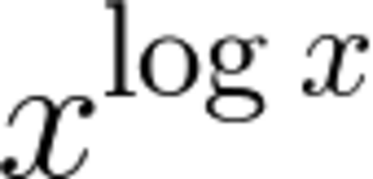 【高校・大学数学】x^(logx)の微分方法（対数微分法） - ドジソンの本棚