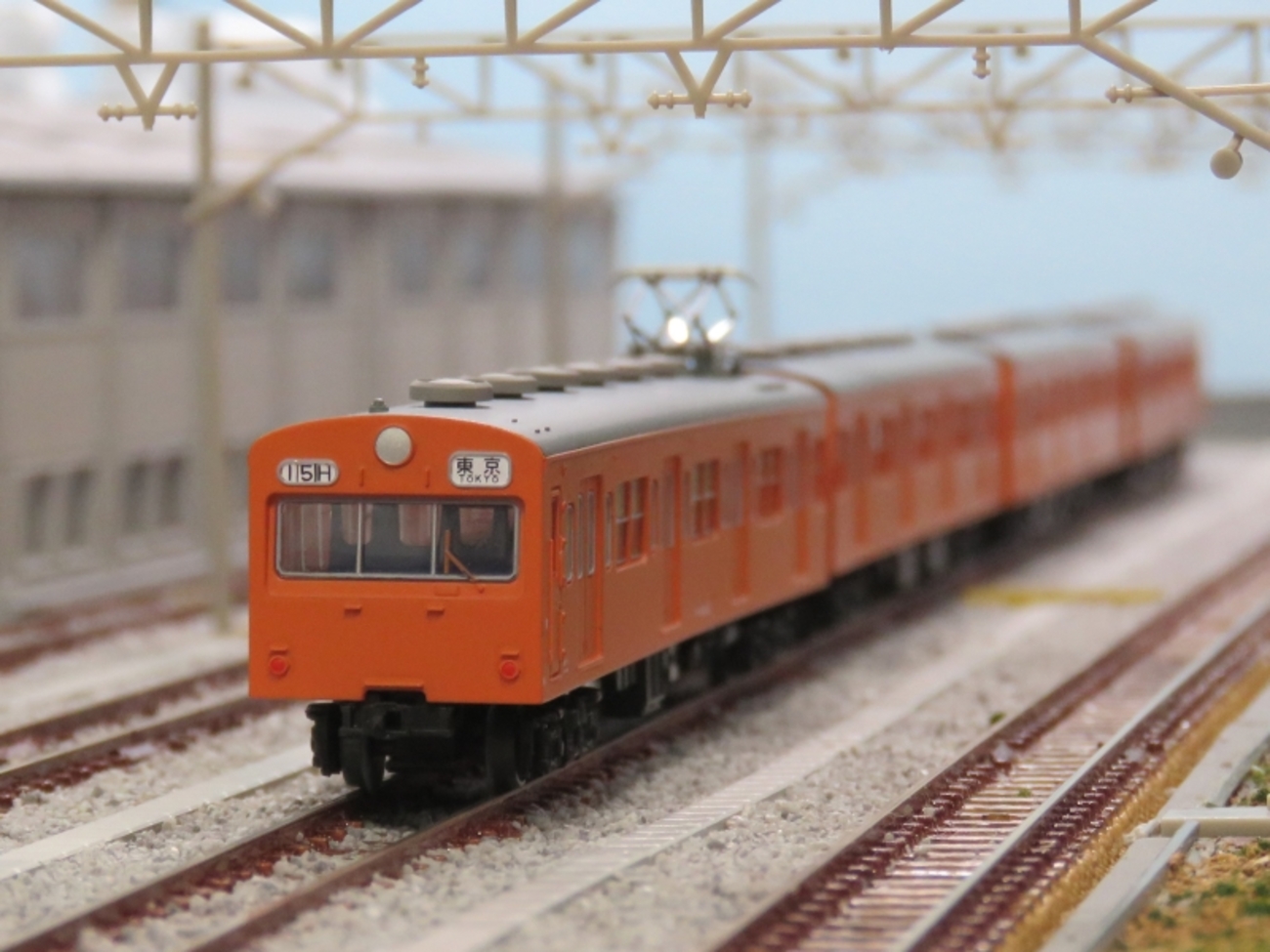 ホビーモデル 101系 トラムウェイ 国鉄101系朱色1号 鉄道模型 HOゲージ